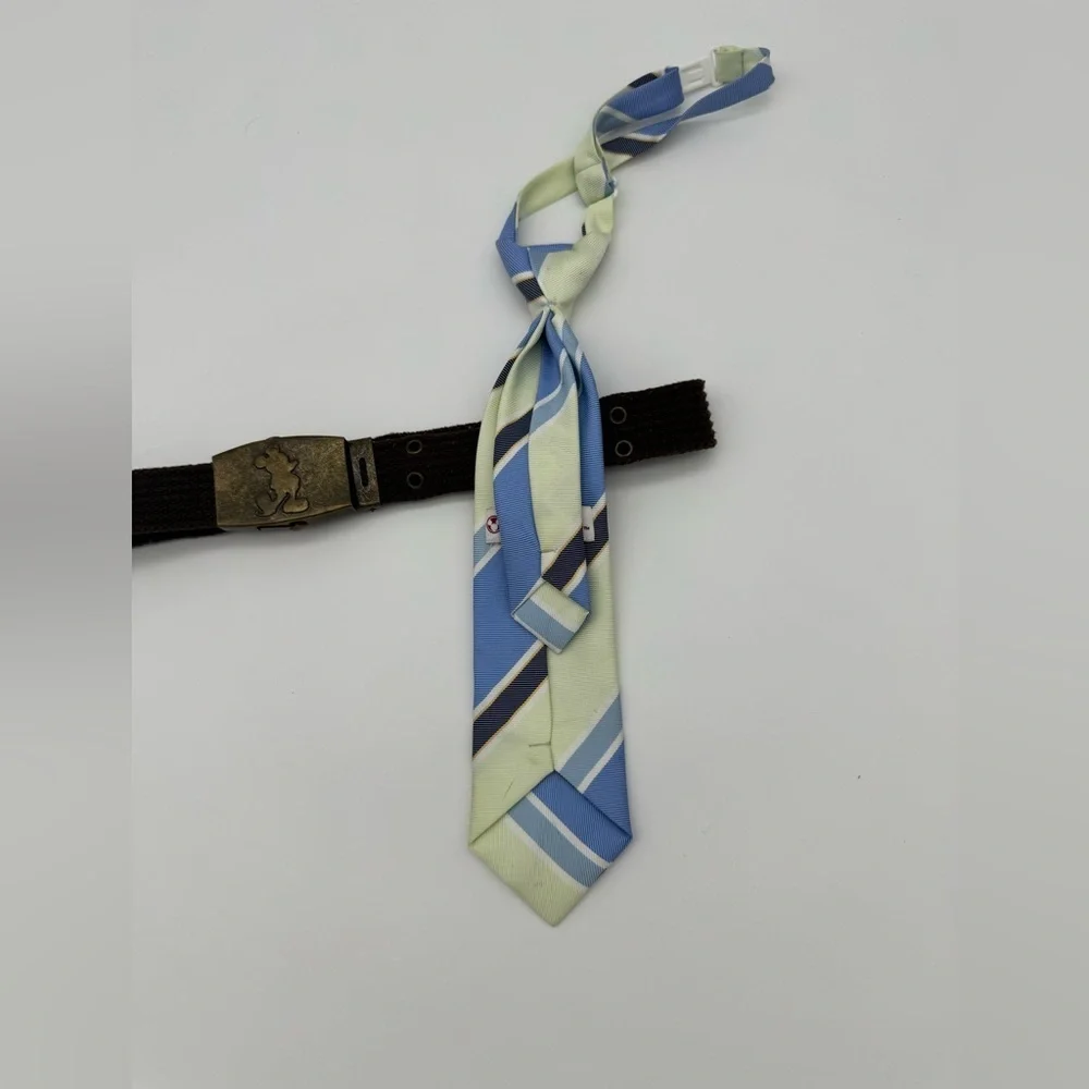 Disney store Boys 2T 4T Mickey Mouse neck tie brown belt buckle toddler bundle